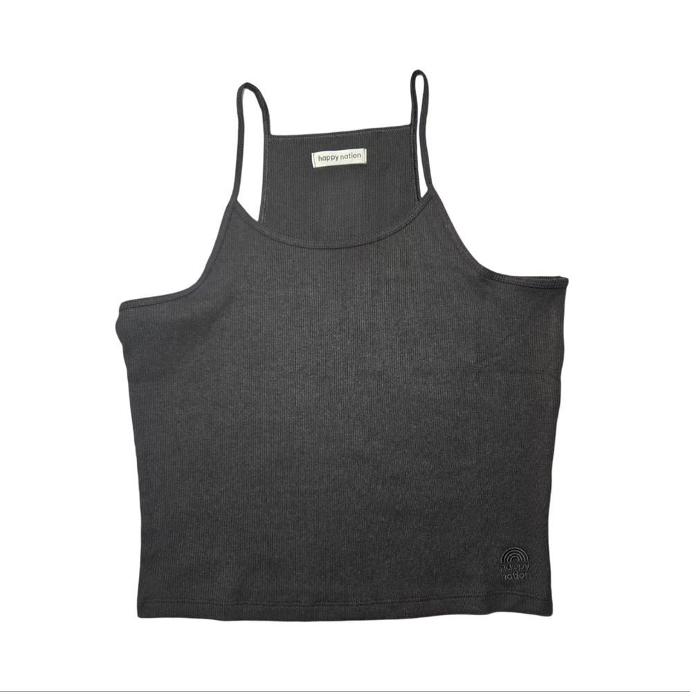3/$5. Size 14/16( X-Large) Happy Nation crop tank tops.